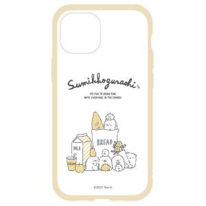 グルマンディーズ iPhone 13 mini/ 12 mini用 耐衝撃ケース IIIIFIT すみっコぐらし SMK-103B