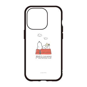 グルマンディーズ iPhone15 Pro用 耐衝撃ケース IIIIFIT ピーナッツ(ドッグハウス) SNGG-04A 返品種別A
