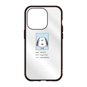 グルマンディーズ iPhone15 Pro用 耐衝撃ケース IIIIFIT CLEAR ピーナッツ(ピクチャー) SNGG-08E 返品種別A
