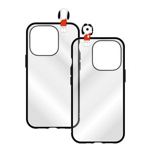 グルマンディーズ iPhone15 Pro用 フレーム耐衝撃ケース IIIIFIT CLEAR ピーナッツ(ジョー・クール) SNGG-12B 返品種別A