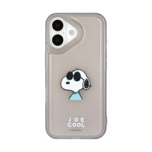 グルマンディーズ iPhone 17用 耐衝撃ケース IIIIfit Clear ピーナッツ(ジョー・クール) SNGG-168B 返品種別A