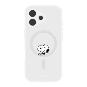 グルマンディーズ iPhone 17用 MagSafe対応 プランプフレームケース IIIIfit ピーナッツ(スヌーピー) SNGG-174A 返品種別A