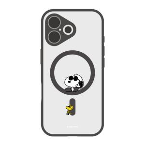 グルマンディーズ iPhone 17用 MagSafe対応 プランプフレームケース IIIIfit ピーナッツ(ジョー・クール) SNGG-174B 返品種別A