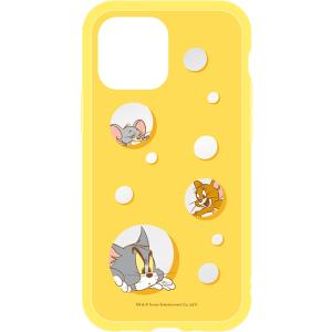 グルマンディーズ iPhone 13 Pro Max用 耐衝撃ケース IIIIFIT CLEAR トムとジェリー TMJ-116A