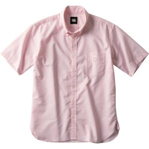 カンタベリー メンズ ショートスリーブ ストレッチ ボタンダウンシャツ (ピンクサイズ：L) CANTERBURY S/S STRETCH BD SHIRT CCC-RA31094-63-Lの商品画像