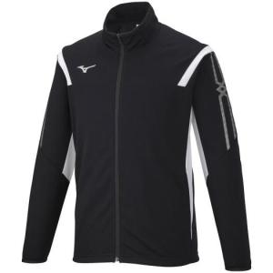 ミズノ MCライン ウォームアップジャケット ディープネイビー×ホワイト・サイズ：L MIZUNO