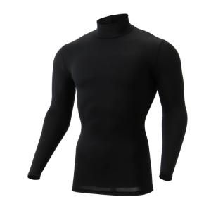 ミズノ バイオギア UVカットハイネックシャツ(ブラック・サイズ：L) 返品種別A｜joshin