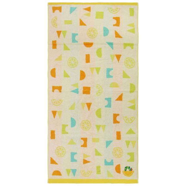 林(Hayashi) バスタオル イエロー 約60×120cm はらぺこあおむし オーガニック 積み...