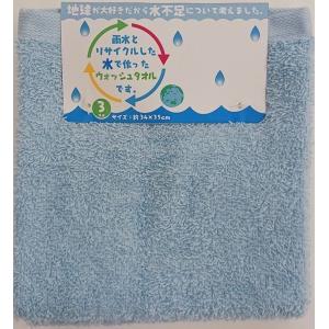 林(Hayashi) ハンドタオル テラカラー ブルー 3枚組 約34×35cm WN602401 ...