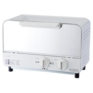 ドウシシャ オーブントースター ホワイト DOSHISHA PIERIA(ピエリア)ミラーガラストースター OT-U901-WH 返品種別A