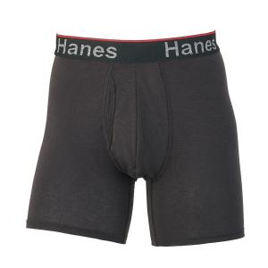 ヘインズ メンズ COMFORT FLEX FIT トータルサポートポーチ ボクサーブリーフ(ブラック・サイズ：M) 返品種別B