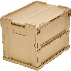 トラスコ中山 オリコン α折りたたみコンテナ フタ付 20L LS色 TR-SC20-LS 返品種別B