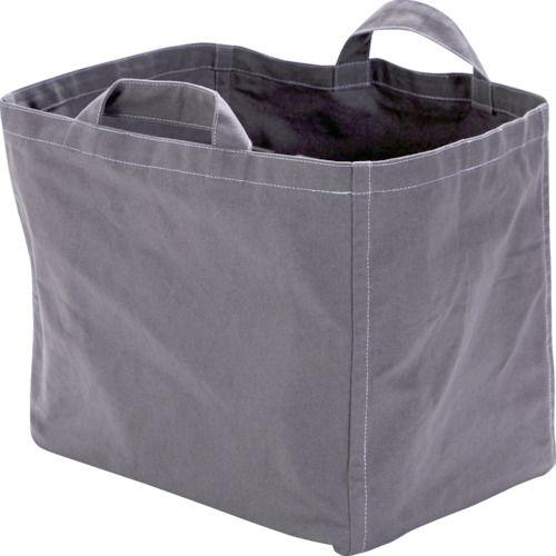 トラスコ中山 折りたたみコンテナ50L用バック Mサイズ 幅330×奥行230×高さ290mm グレ...