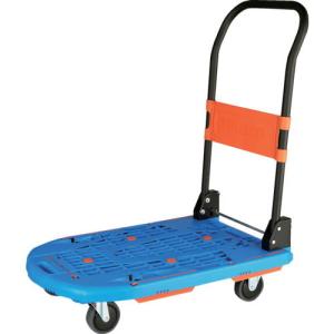 代引き不可 TRUSCO トラスコ 軽量樹脂製台車カルティオビッグ(折畳