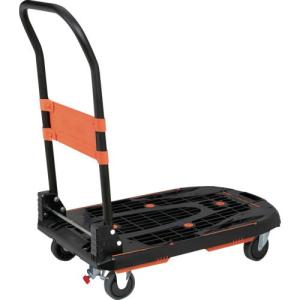 トラスコ中山 樹脂台車 カルティオ(新型) 780X490 折畳 スチールストッパー付(ブラック) トラスコ中山 MPK-780-BK-SS 返品種別B｜Joshin web