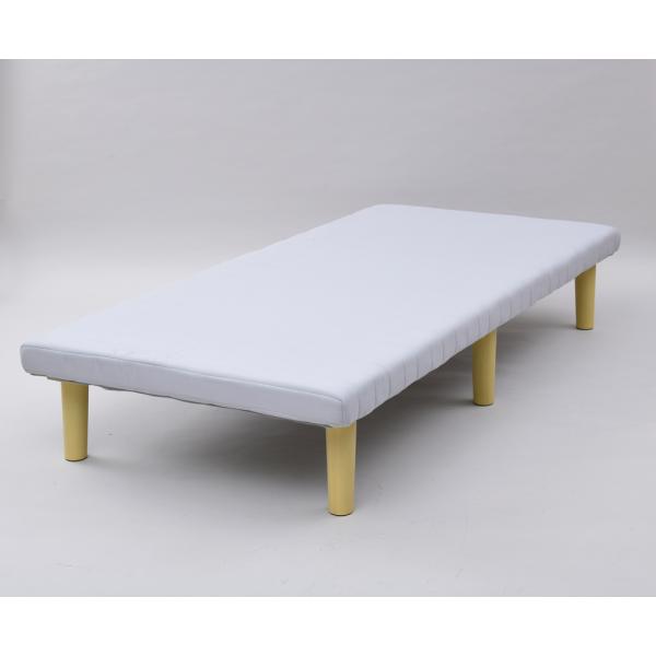 YAMAZEN シングル ウレタン脚付きマットレス(ライトグレー/ ナチュラル) SAM-97195...