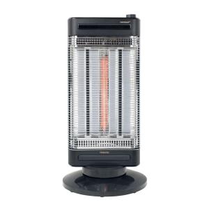 YAMAZEN 電気ストーブ(シーズ+カーボンヒーター)(アッシュブラック) (暖房器具)YAMAZ...