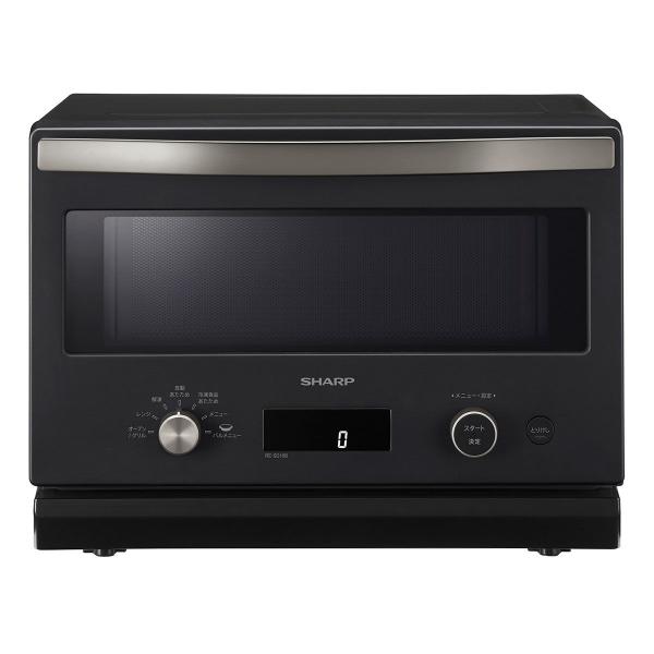 シャープ オーブンレンジ 18L ブラック SHARP RE-SD18B-B 返品種別A