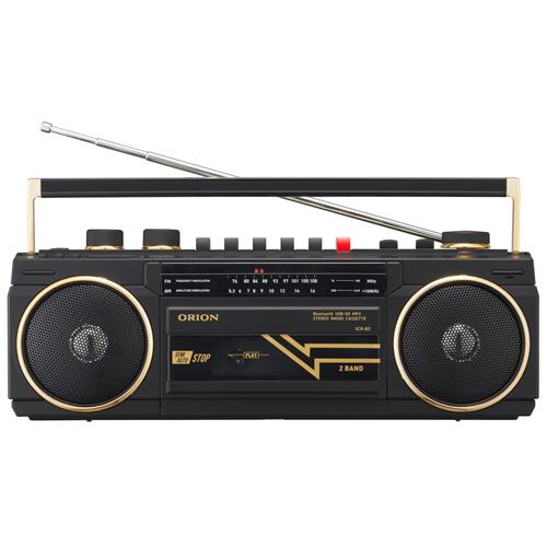 オリオン Bluetooth機能搭載ステレオラジオカセット(ブラック) ORION AUDIO SC...