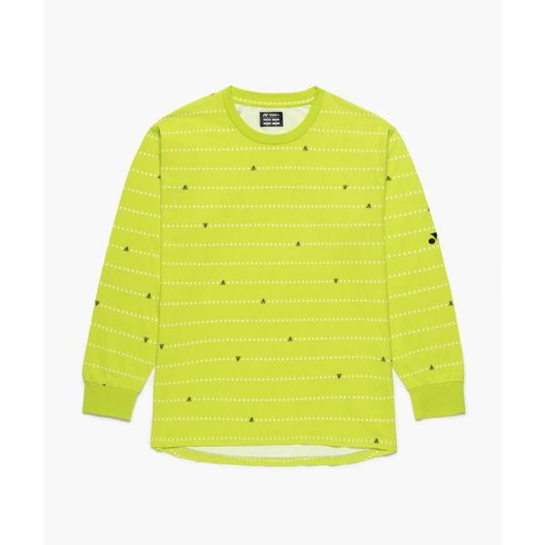 ヨネックス ユニセックス ロングスリーブTシャツ(フレッシュライム・サイズ：L) 返品種別A