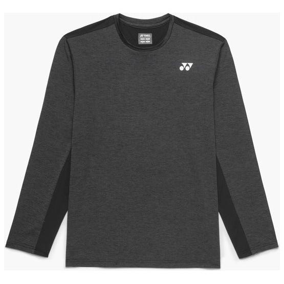 ヨネックス ユニセックス ロングスリーブTシャツ(ブラック・サイズ：XO) 返品種別A