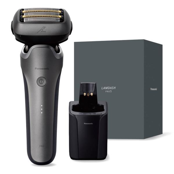 パナソニック メンズシェーバー[電気シェーバー](自動洗浄器付)(5枚刃)(チタンシルバー) Pan...
