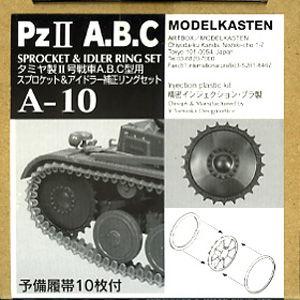 モデルカステン 1/ 35 タミヤ製 II号戦車A.B.C型用スプロケット＆アイドラー補正リングセッ...