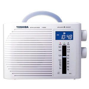 東芝 ワイドFM/ 防水クロックラジオホワイト TOSHIBA TY-BR30F(W) 返品種別A｜Joshin web