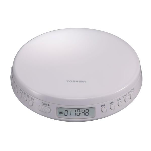 東芝 ポータブルCDプレーヤー TOSHIBA TY-P10-W 返品種別A