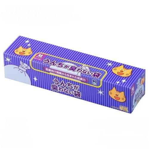 うんちが臭わない袋 BOS ネコ用 箱型 Mサイズ 90枚入 クリロン化成 返品種別A