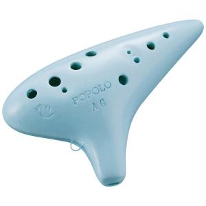 ポポロ オカリナ・コンチェルトClassic ソプラノF(黒陶) POPOLO NC-SF