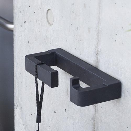 森田アルミ エントランスフック(ブラック) vik「ヴィク」 vik 返品種別A