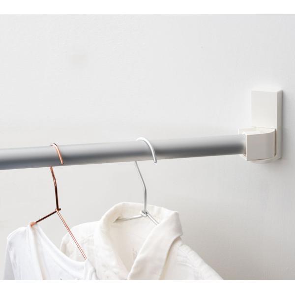 森田アルミ 首振りピン式物干し kururi(クルリ) KUR11-WS 返品種別B