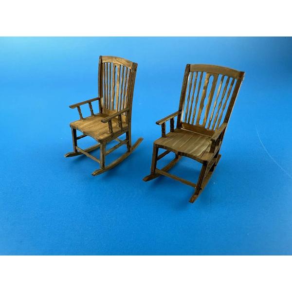 cobaanii mokei工房(コバアニ模型工房) 1/ 24 ロッキングチェアー 2脚入り(SS...