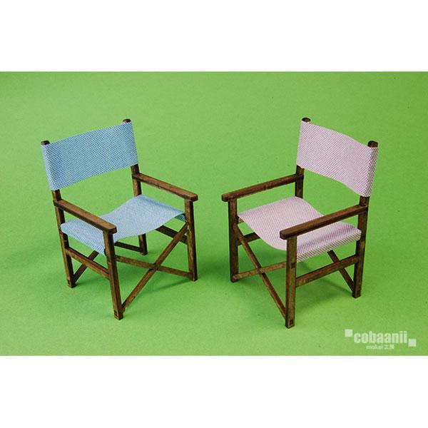 cobaanii mokei工房(コバアニ模型工房) 1/ 12 ウッデンフォルム ディレクターチェ...