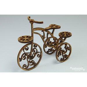 cobaanii mokei工房 1/ 12 ウッデンフォルム 木製三輪車のオブジェ 返品種別B
