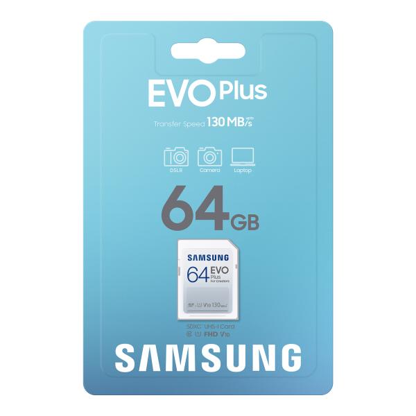 Samsung｜サムスン (国内正規品)Samsung SD EVO Plus 64GB SDXCカ...