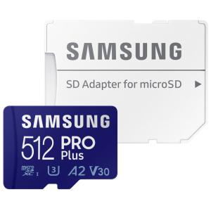 サムスン Samsung microSD PRO Plus 512GB 高速転送対応 Class10 UHS-I 10年保証 SDカードアダプタ付属 MB-MD512KA/ IT