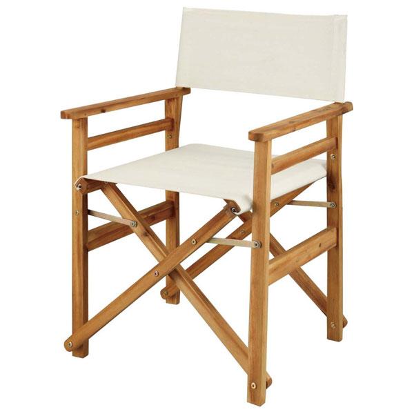 キャプテンスタッグ CSクラシックス FDディレクターチェア (ホワイト)  返品種別A