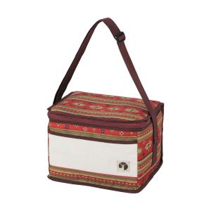 キャプテンスタッグ CS ネイティブ クーラーバッグ 6L(レッド) CAPTAIN STAG UE-592 