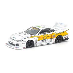 POP RACE 1/ 64 LB スーパーシルエット S15 シルビア ホワイト(PR640529)ミニカー 返品種別B