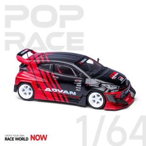 POP RACE 1/ 64 GR Yaris ADVAN(PR64-GRYA-ADV2)ミニカー 返品種別B