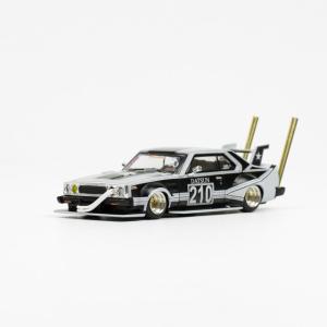 POP RACE 1/ 64 SKYLINE C210 BOSOZOKU STYLE MATT BLACK(PR640073)ミニカー