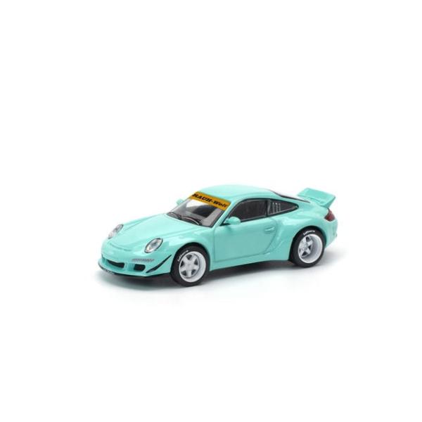 POP RACE 1/ 64 RWB 997 ティファニーブルー(PR640237)ミニカー 返品種...