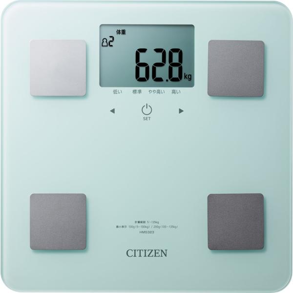 シチズン 体組成計(ペパーミント) CITIZEN HMS323-PM 返品種別A