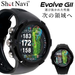 ショットナビ GPSゴルフナビ Evolve GII(ブラック) 返品種別A