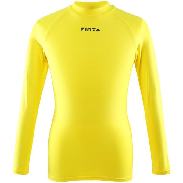 FINTA(フィンタ) サッカー・フットサル用 インナーシャツ(イエロー・サイズ：L) 返品種別A