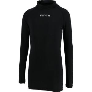 FINTA サッカー フットサル用 インナーシャツ ジュニア用 長袖 ハイネック FNT-FTW7028-005-140