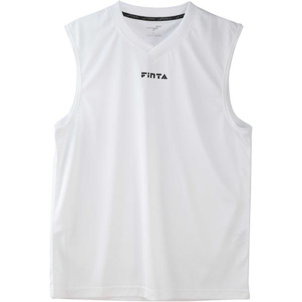 FINTA(フィンタ) サッカー・フットサル用 インナーシャツ(ホワイト・サイズ：150cm) 返品...