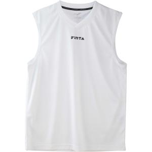 FINTA サッカー フットサル用 インナーシャツ ジュニア用 メッシュ ノースリーブ FNT-FTW7034-001-160